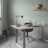Modern Minimalist Tip Table Lamp with Adjustable Head and Dimmable LED Light for Workspace