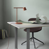 Modern Minimalist Tip Table Lamp with Adjustable Head and Dimmable LED Light for Workspace