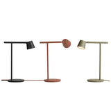 Modern Minimalist Tip Table Lamp with Adjustable Head and Dimmable LED Light for Workspace