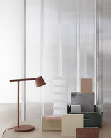 Modern Minimalist Tip Table Lamp with Adjustable Head and Dimmable LED Light for Workspace