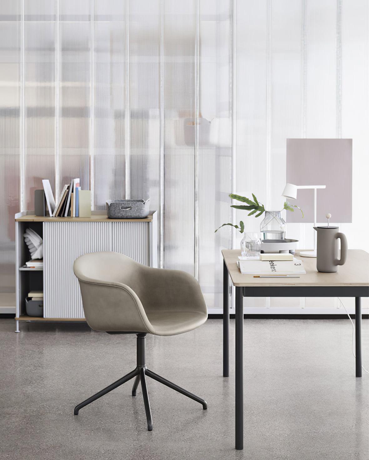Modern Minimalist Tip Table Lamp with Adjustable Head and Dimmable LED Light for Workspace