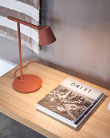 Modern Minimalist Tip Table Lamp with Adjustable Head and Dimmable LED Light for Workspace