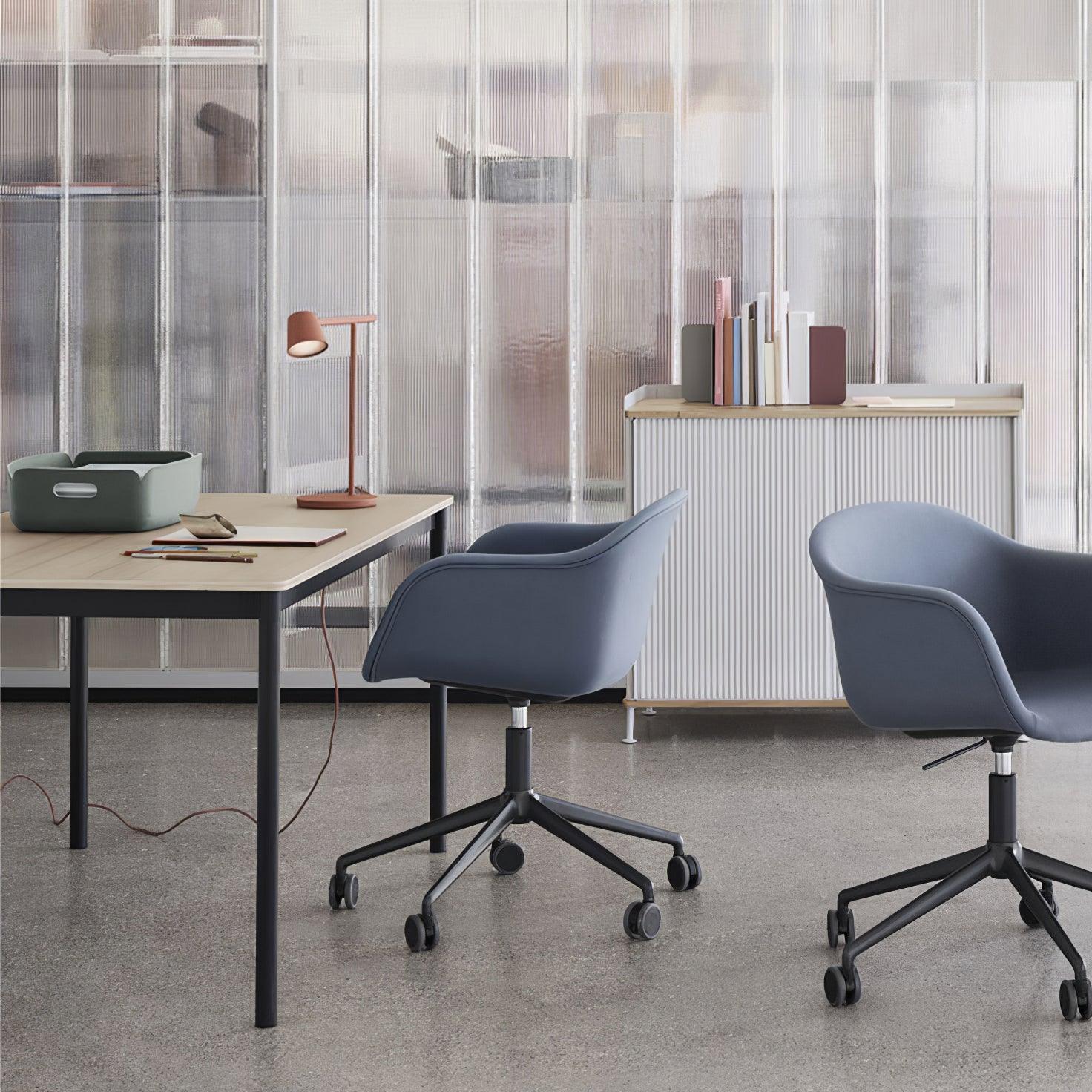 Modern Minimalist Tip Table Lamp with Adjustable Head and Dimmable LED Light for Workspace