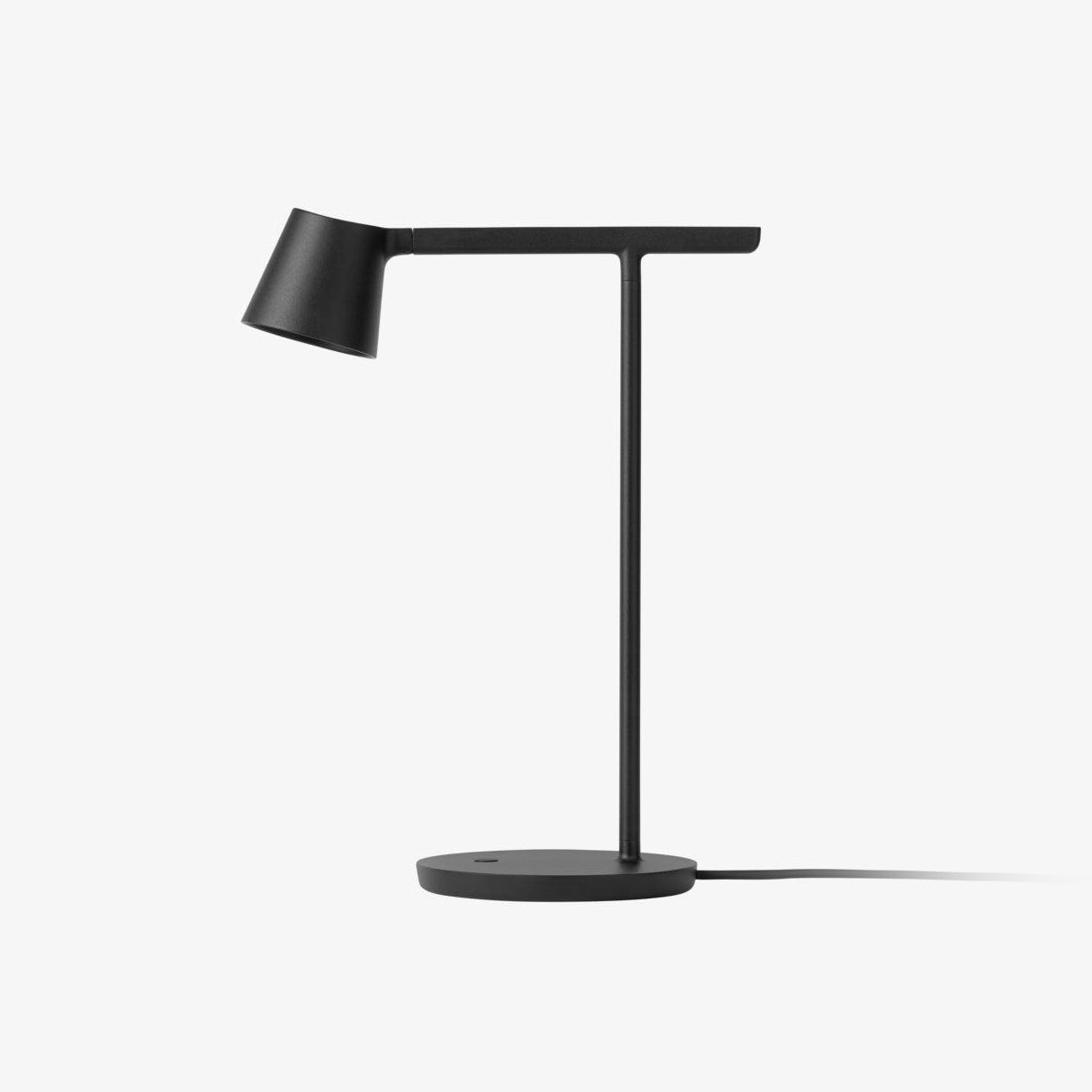 Modern Minimalist Tip Table Lamp with Adjustable Head and Dimmable LED Light for Workspace