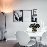 Modern Industrial Adjustable LED Floor Lamp with Telescopic Stem for Living Room Lighting
