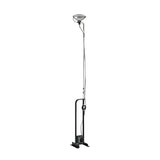 Modern Industrial Adjustable LED Floor Lamp with Telescopic Stem for Living Room Lighting