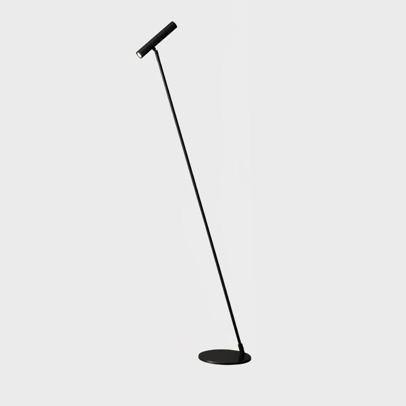 Modern Slim Brass LED Uplight Floor Lamp with Three Color Temperatures for Contemporary Living Rooms