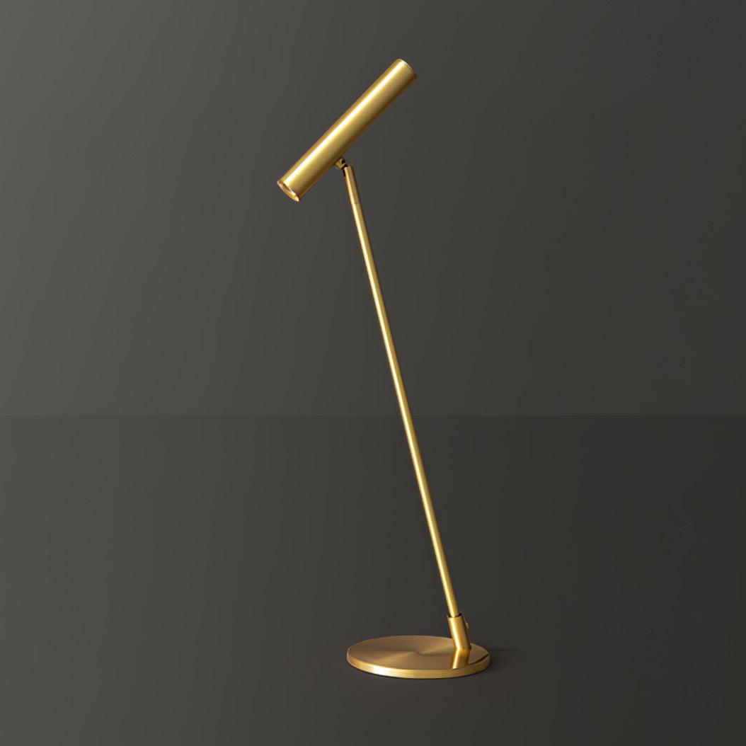 Tom Modern Brass LED Table Lamp with Adjustable Head and Three Color Temperatures