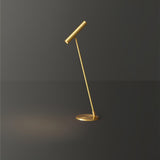 Tom Modern Brass LED Table Lamp with Adjustable Head and Three Color Temperatures
