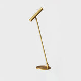 Tom Modern Brass LED Table Lamp with Adjustable Head and Three Color Temperatures