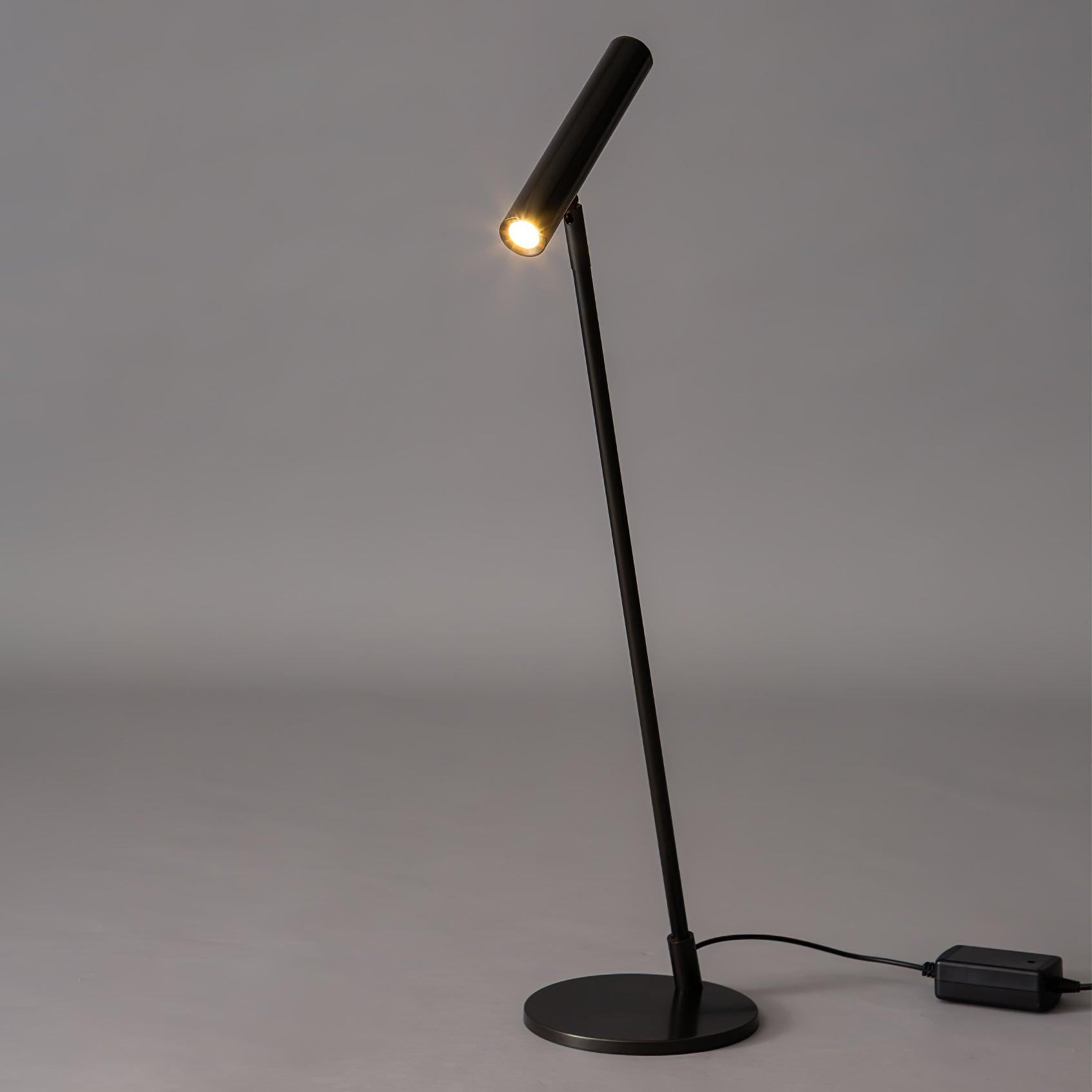 Tom Modern Brass LED Table Lamp with Adjustable Head and Three Color Temperatures