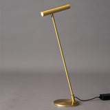 Tom Modern Brass LED Table Lamp with Adjustable Head and Three Color Temperatures