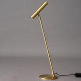 Tom Modern Brass LED Table Lamp with Adjustable Head and Three Color Temperatures