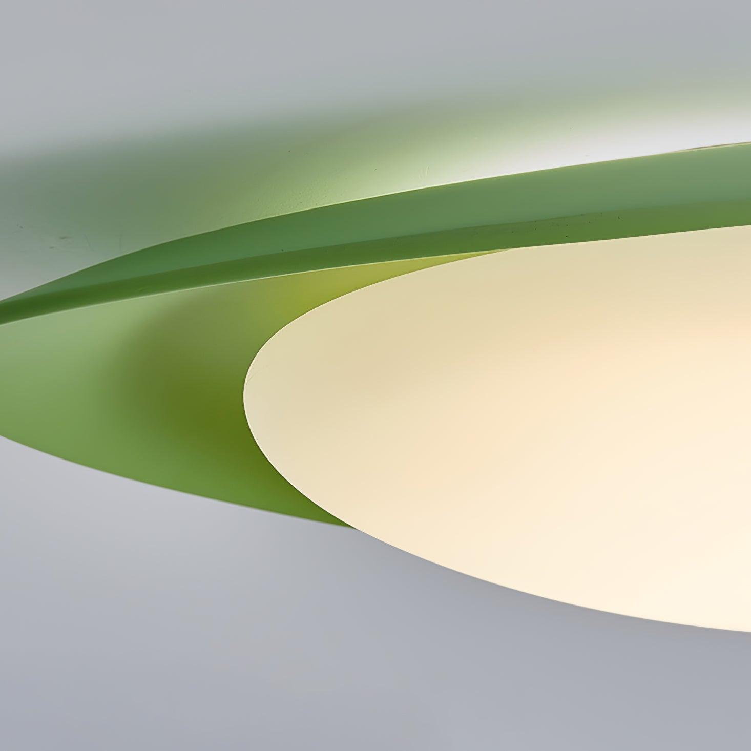 Tonia Resin Round Flush Mount LED Ceiling Light for Modern Interior Decor