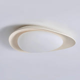 Tonia Resin Round Flush Mount LED Ceiling Light for Modern Interior Decor
