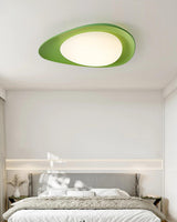 Tonia Resin Round Flush Mount LED Ceiling Light for Modern Interior Decor