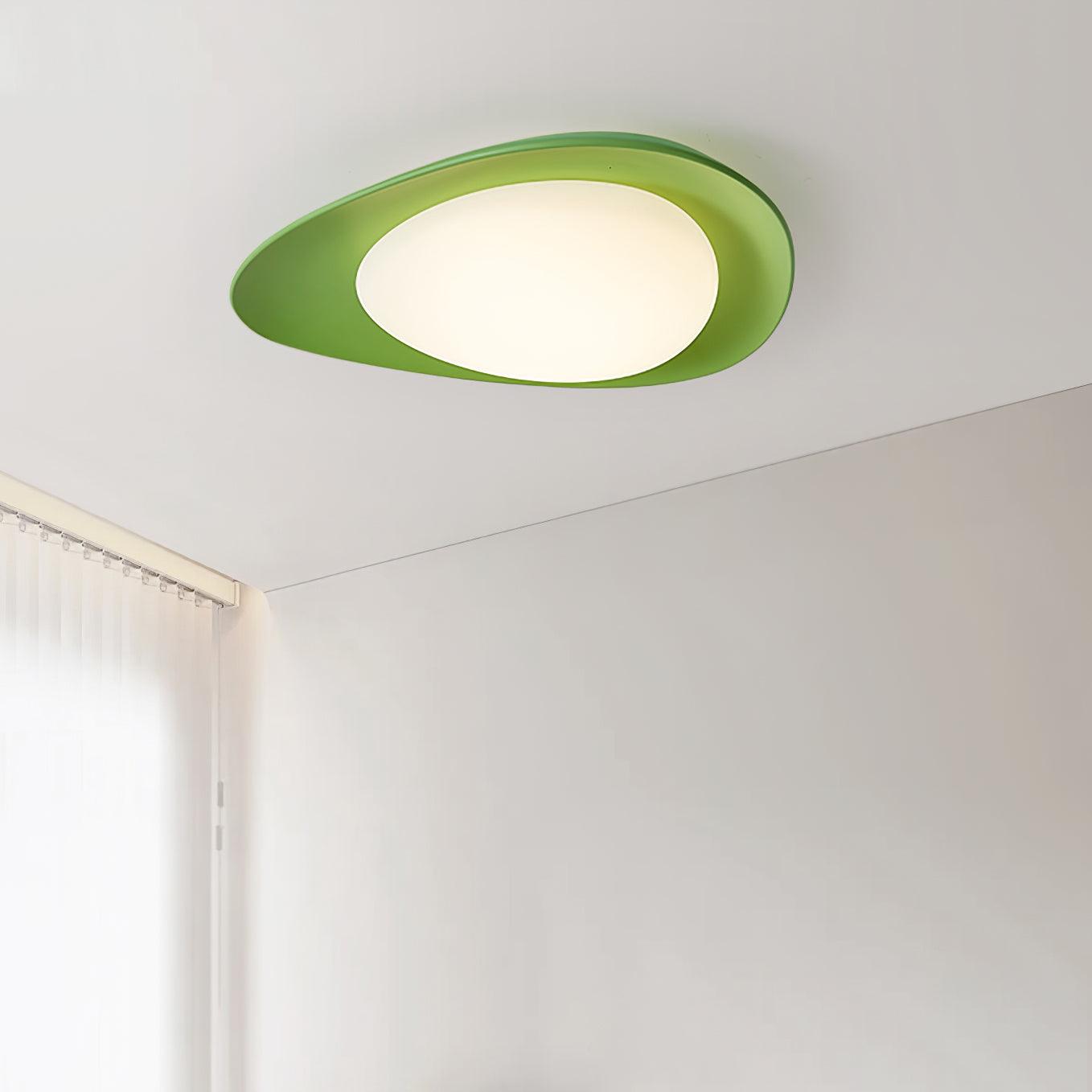 Tonia Resin Round Flush Mount LED Ceiling Light for Modern Interior Decor