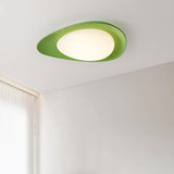 Tonia Resin Round Flush Mount LED Ceiling Light for Modern Interior Decor