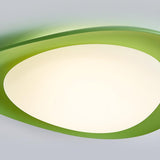 Tonia Resin Round Flush Mount LED Ceiling Light for Modern Interior Decor