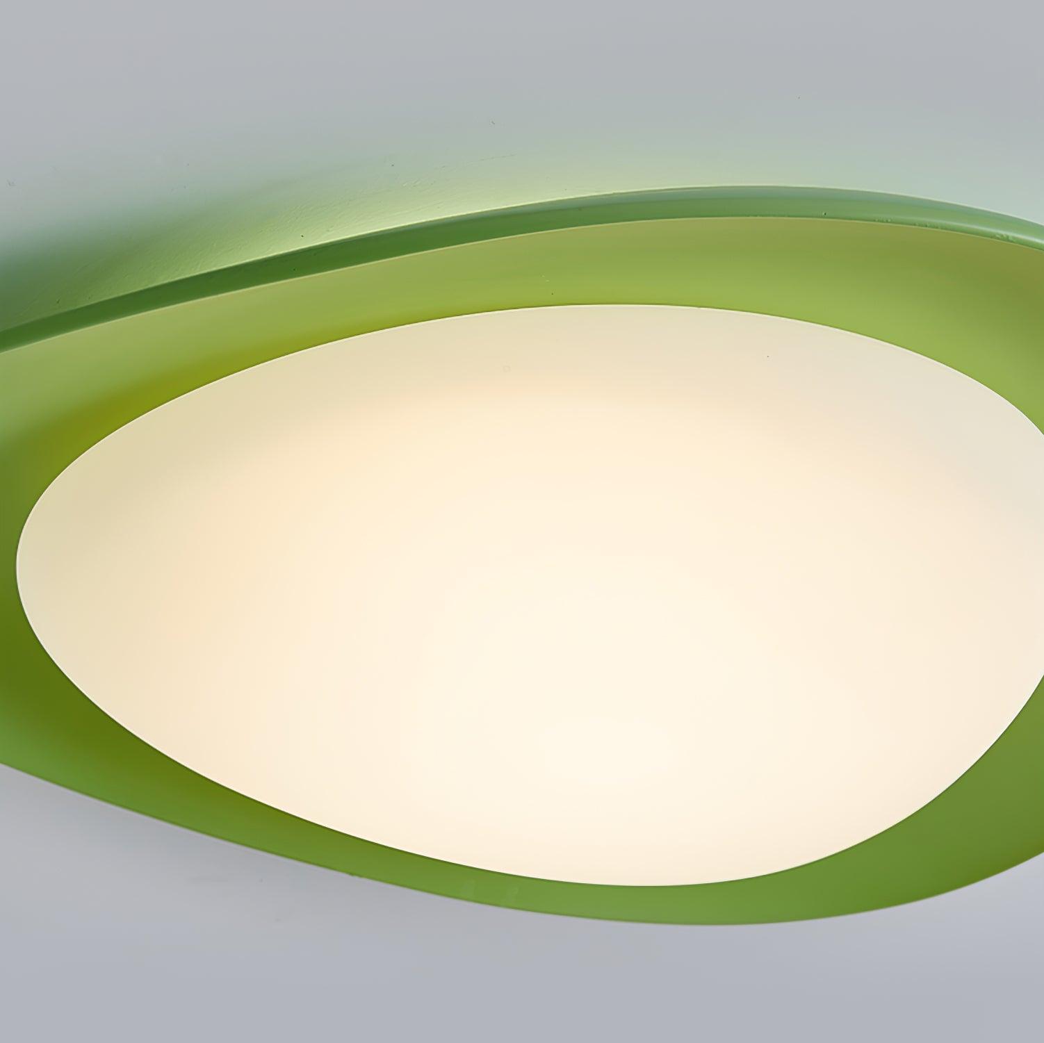 Tonia Resin Round Flush Mount LED Ceiling Light for Modern Interior Decor