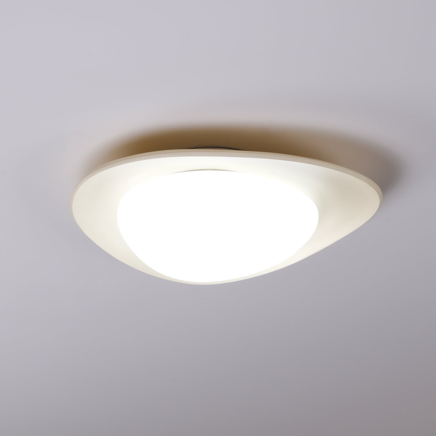 Tonia Resin Round Flush Mount LED Ceiling Light for Modern Interior Decor