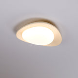 Tonia Resin Round Flush Mount LED Ceiling Light for Modern Interior Decor