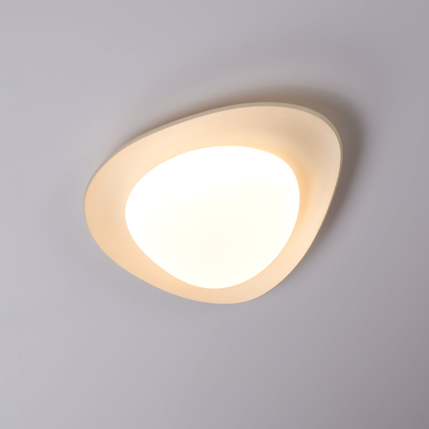 Tonia Resin Round Flush Mount LED Ceiling Light for Modern Interior Decor