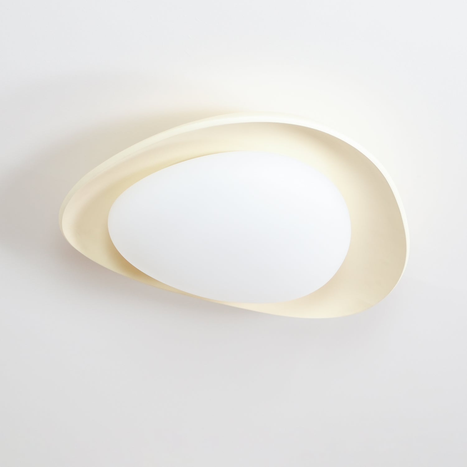 Tonia Resin Round Flush Mount LED Ceiling Light for Modern Interior Decor