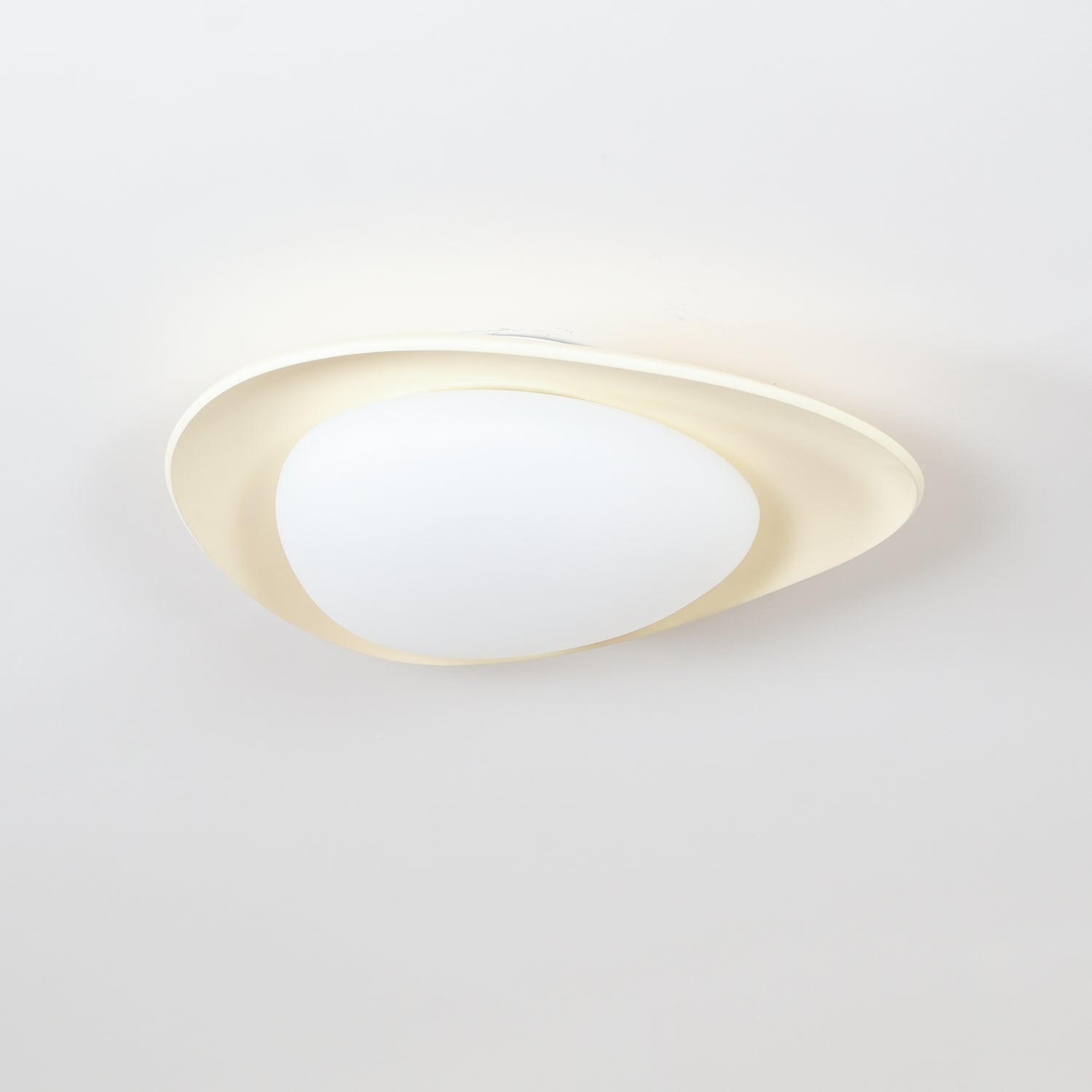 Tonia Resin Round Flush Mount LED Ceiling Light for Modern Interior Decor
