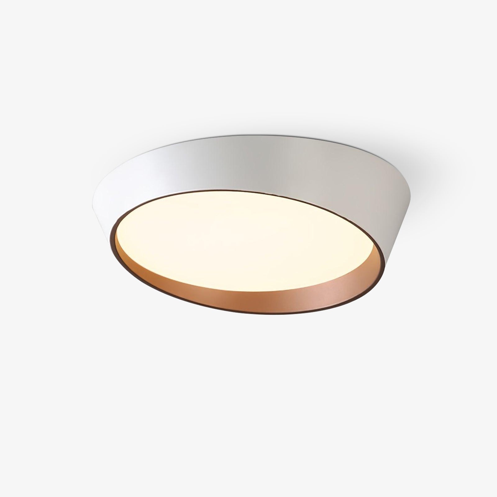 Toronto Minimalist Truncated Cone LED Ceiling Luminaire with Acrylic Diffuser