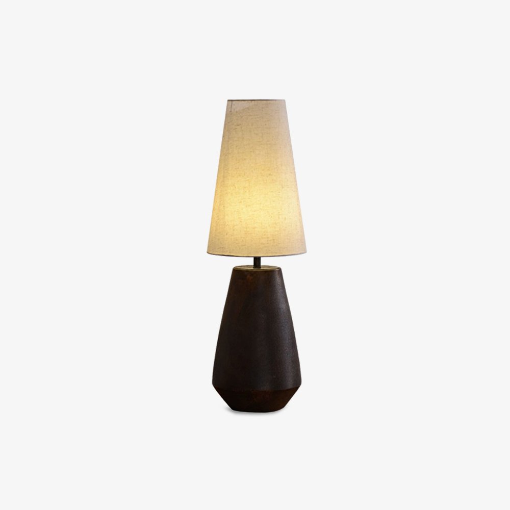vintage-handcrafted-rustic-ceramic-table-lamp-with-beige-linen-shade-and-aged-texture