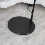 Modern Minimalist Adjustable LED Reading Floor Lamp with Slim Brass Body