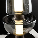 Modern Totem Geometric Glass Table Lamp with Integrated LED for Living Room Decor