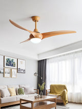 Traditional 52 Inch LED Ceiling Fan with Integrated Light and Remote Control