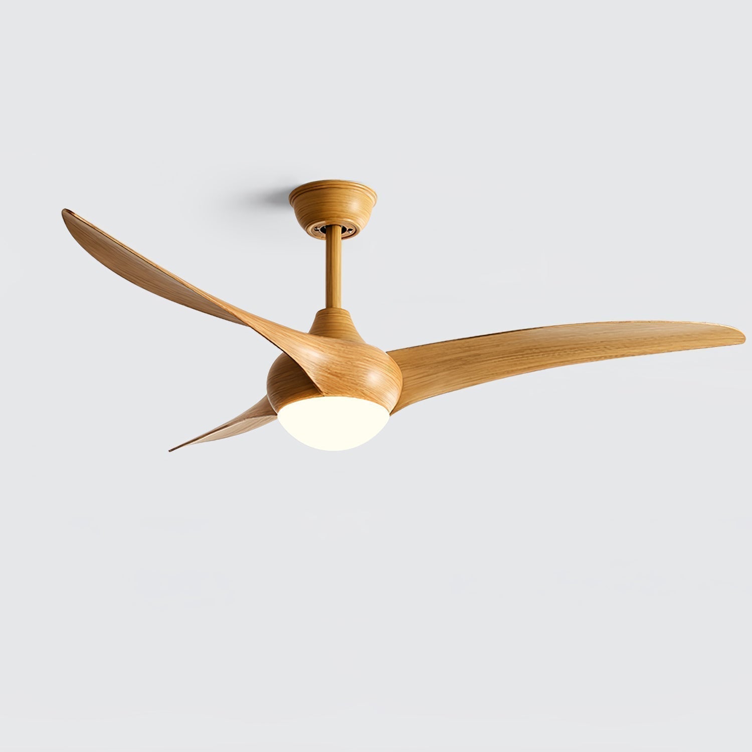 Traditional 52 Inch LED Ceiling Fan with Integrated Light and Remote Control