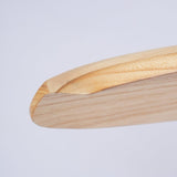 Modern LED Integrated Ceiling Fan with Wood Blades and Remote Control Light