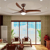 Traditional 52 Inch LED Ceiling Fan with Integrated Light and Remote Control