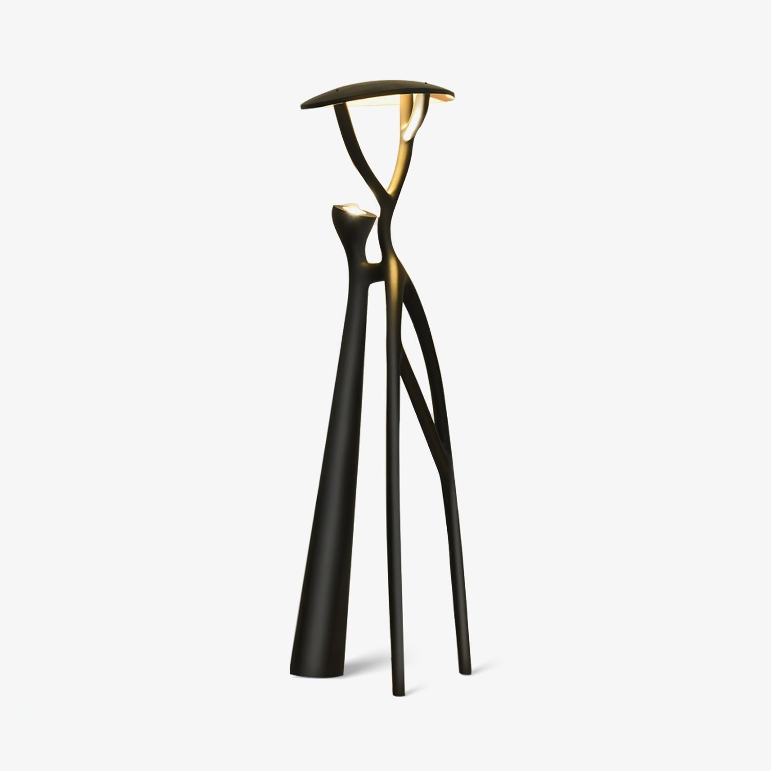 Artistic Tree of Life Sculpture LED Floor Lamp Modern Uplight for Living Room Office