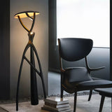 Artistic Tree of Life Sculpture LED Floor Lamp Modern Uplight for Living Room Office