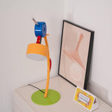 Modern Memphis Style Colorful Geometric LED Table Lamp with Stepless Dimming Control