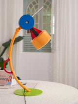 Modern Memphis Style Colorful Geometric LED Table Lamp with Stepless Dimming Control