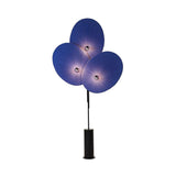 Modern Triple Floral Standing Lamp Multi Color Petal Shades for Living Room and Office