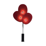 Modern Triple Floral Standing Lamp Multi Color Petal Shades for Living Room and Office