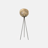 Modern Tripod Rock Lava Floor Lamp with Molten Acrylic Shade Standing Light