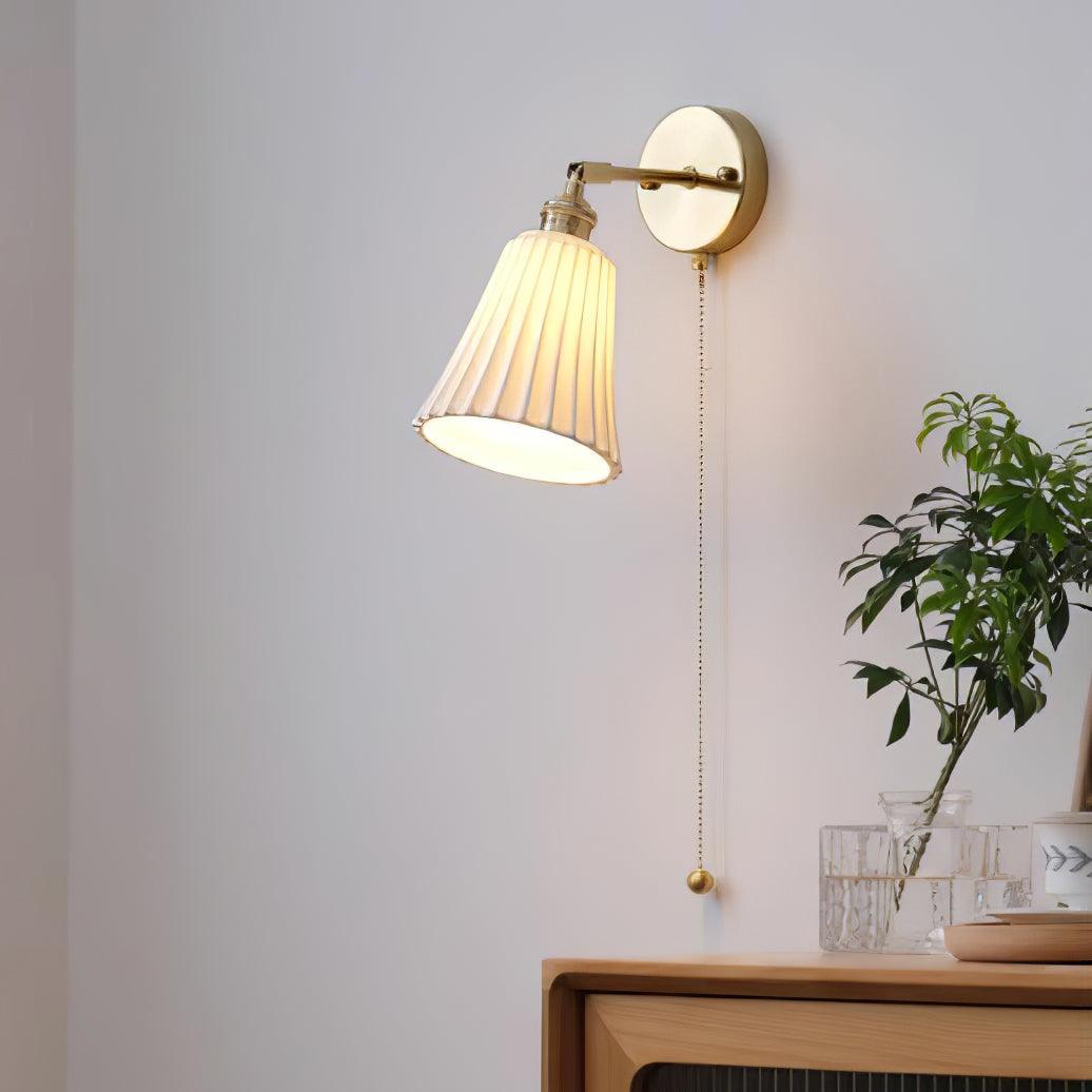 modern-trumpet-ceramic-wall-sconce-with-brass-accents-indoor-lighting-fixture