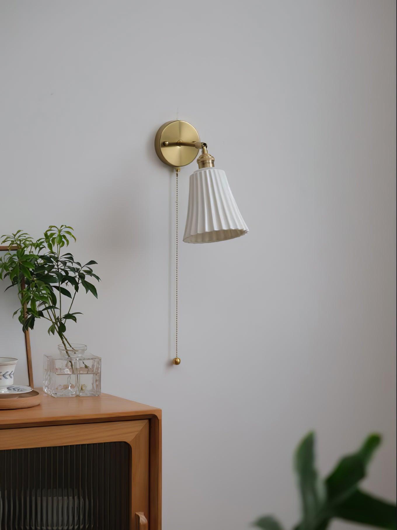 modern-trumpet-ceramic-wall-sconce-with-brass-accents-indoor-lighting-fixture