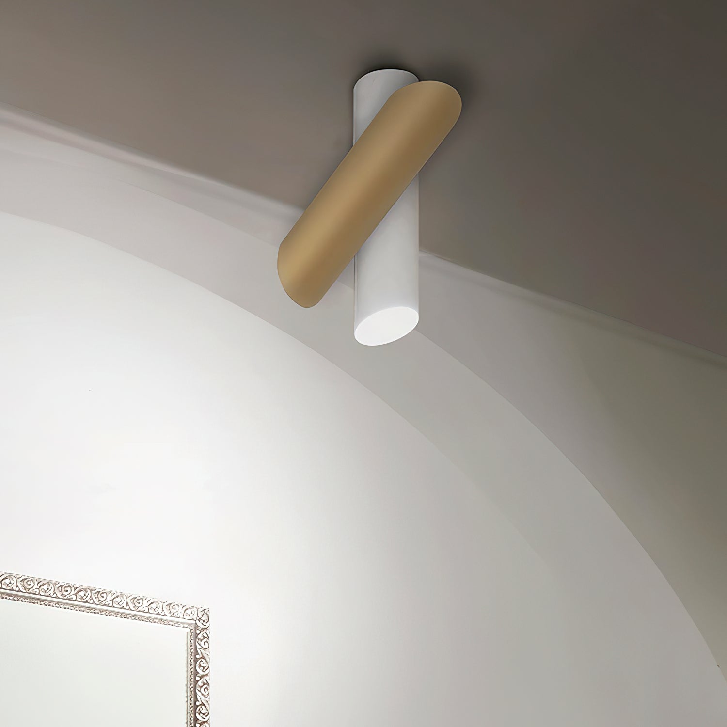 Tubes Modern Adjustable Tubular Flush Mount Ceiling Lamp for Indoor Living Spaces