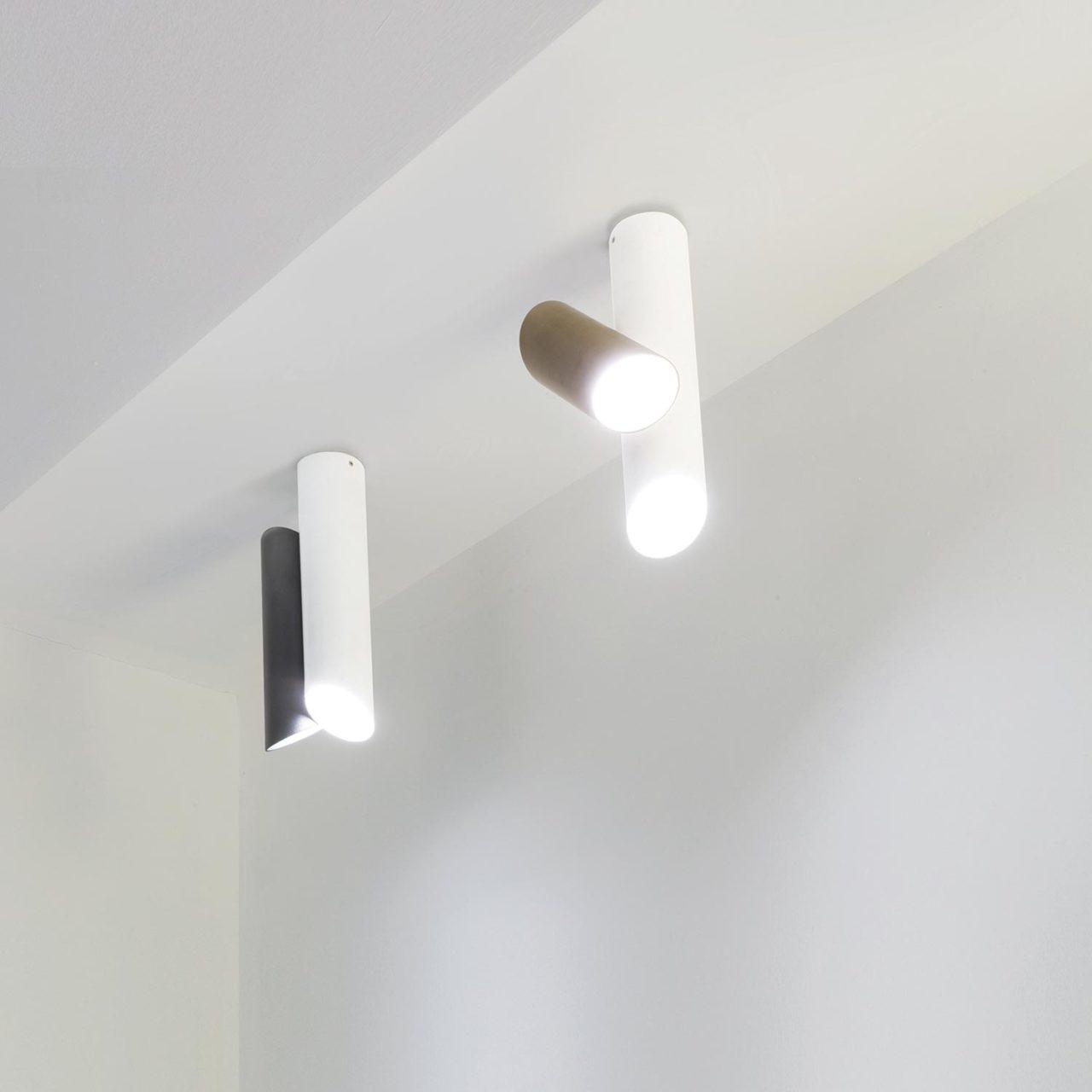 Tubes Modern Adjustable Tubular Flush Mount Ceiling Lamp for Indoor Living Spaces