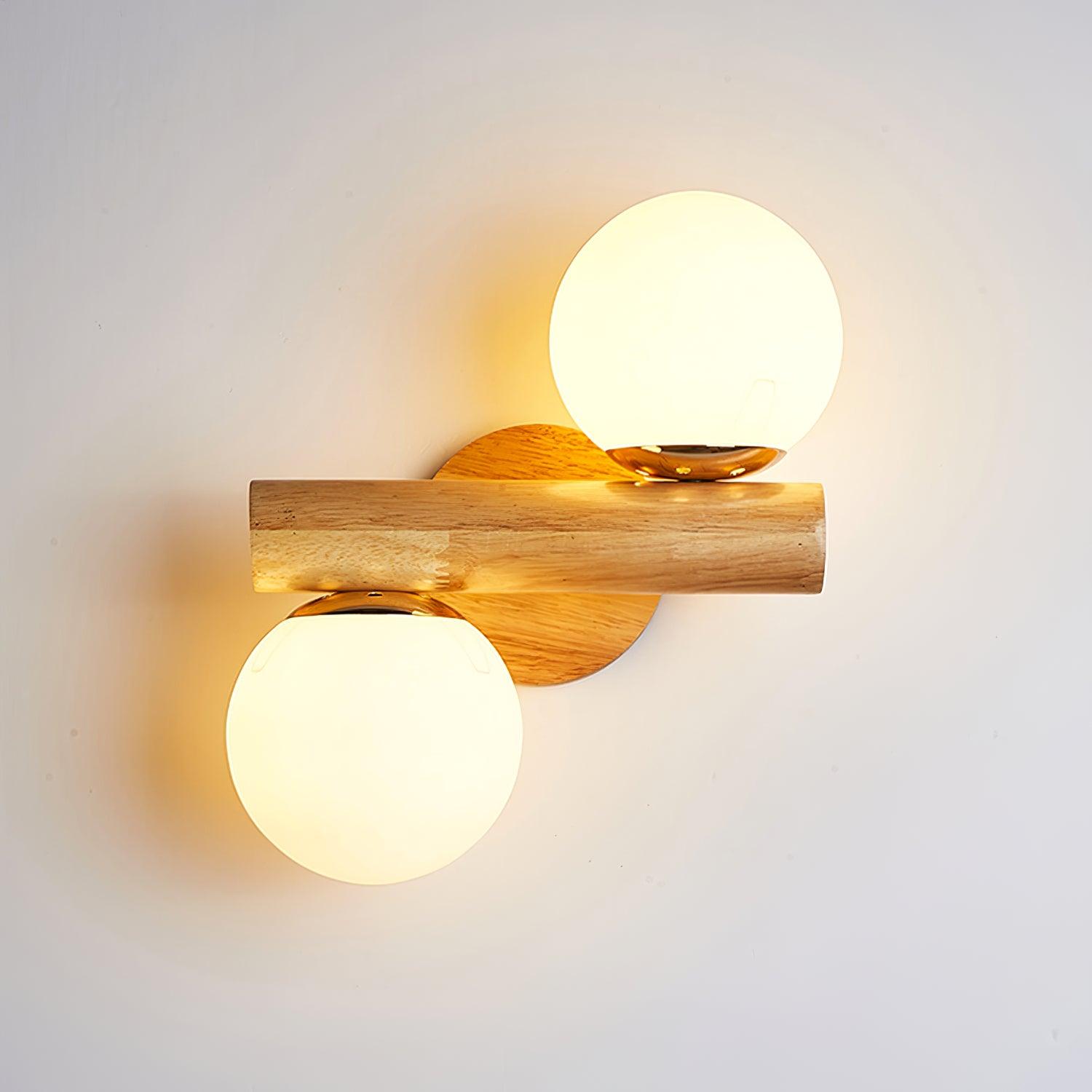 modern-tupelo-double-wooden-wall-sconce-with-rotatable-white-glass-shades-set-of-2-lighting