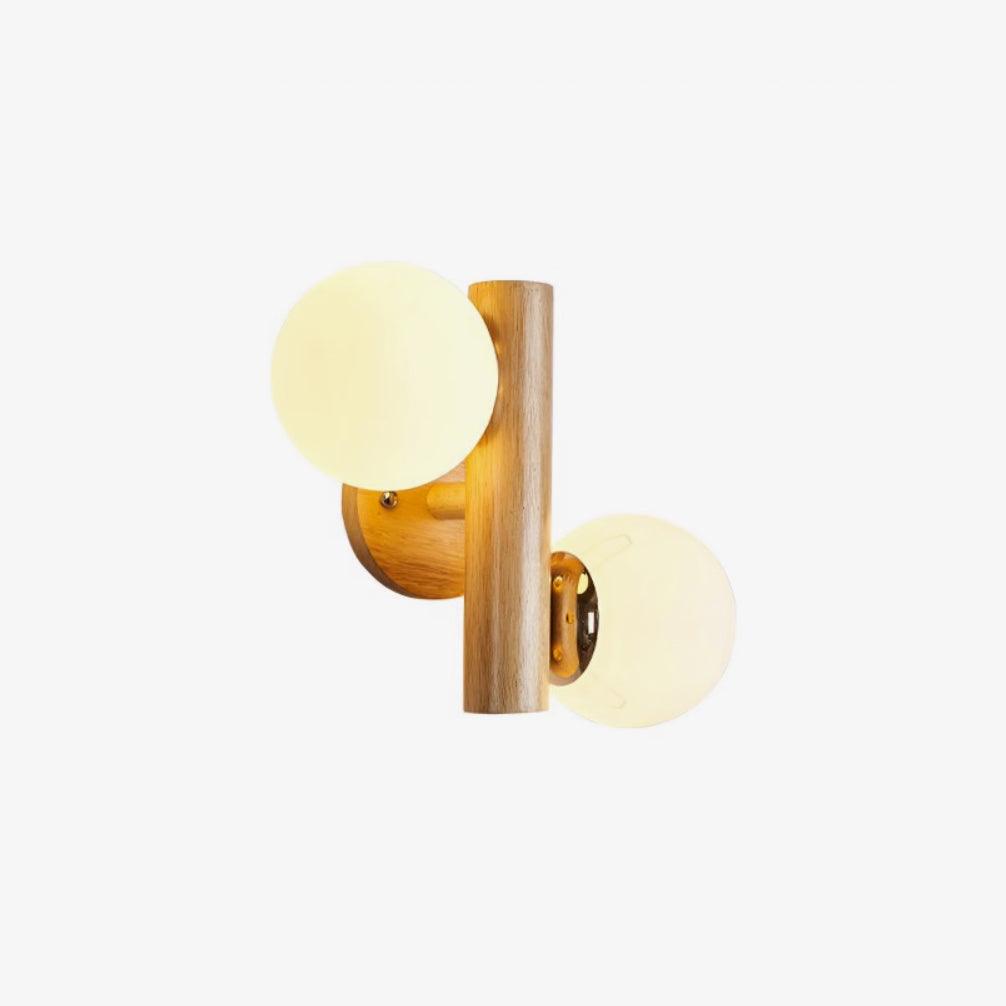 modern-tupelo-double-wooden-wall-sconce-with-rotatable-white-glass-shades-set-of-2-lighting